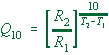Q10 Equation