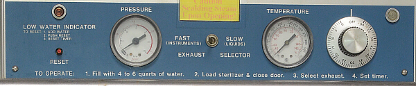 autoclave controls