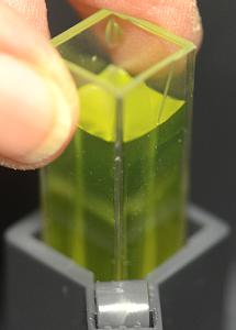 insert into cuvette holder