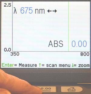 pressing the zero button