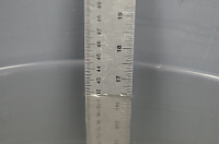 Measuring Depth in Garbage Can